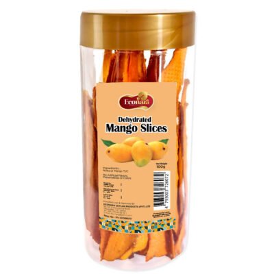 Dehydrated TJC Mango. 50 - 55 slices in 100g. 100% Natural Organic Dried Slices.